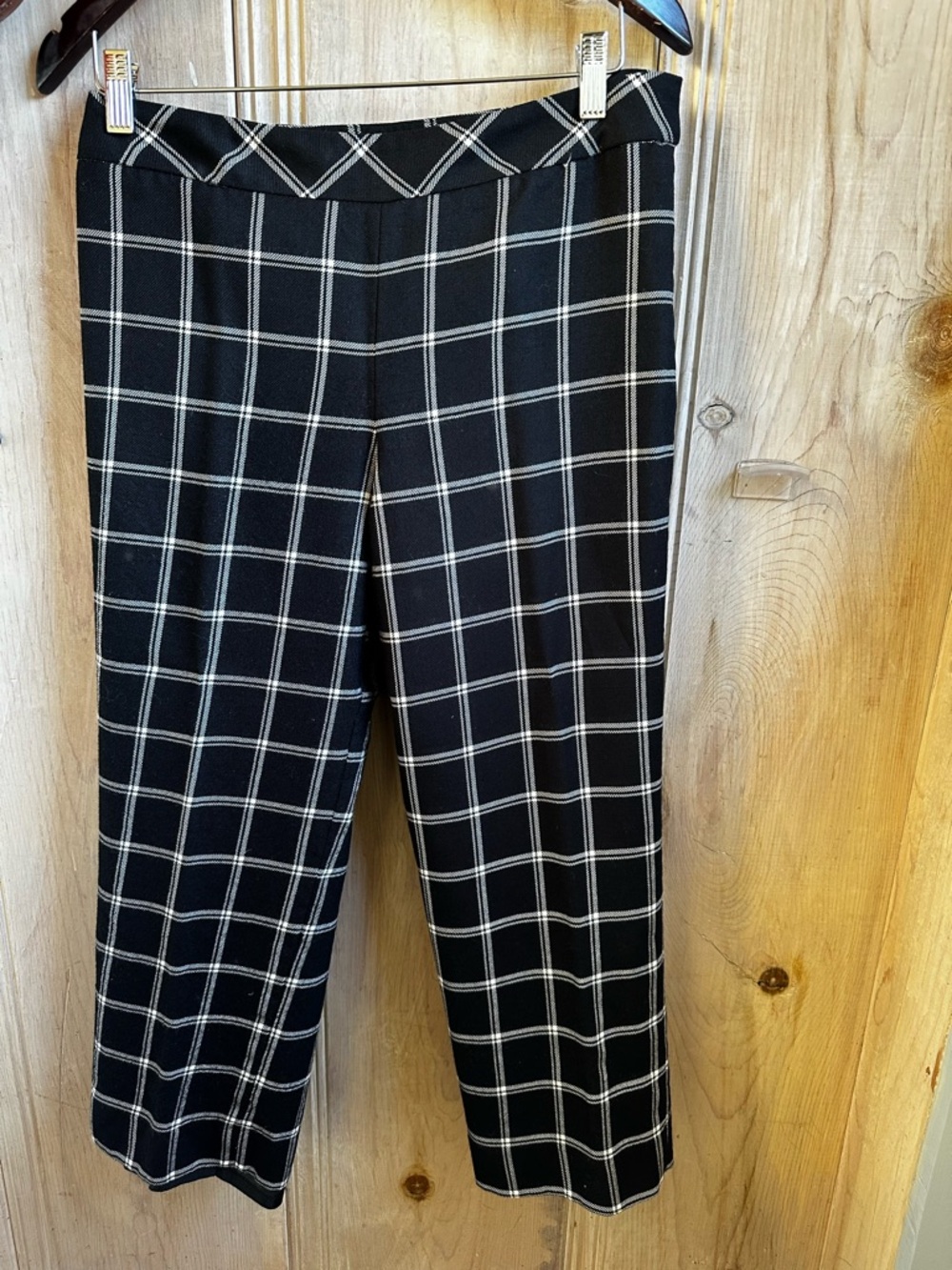 Pendleton Petite Plaid Wool Pants Size 6 Classic Tailored Career